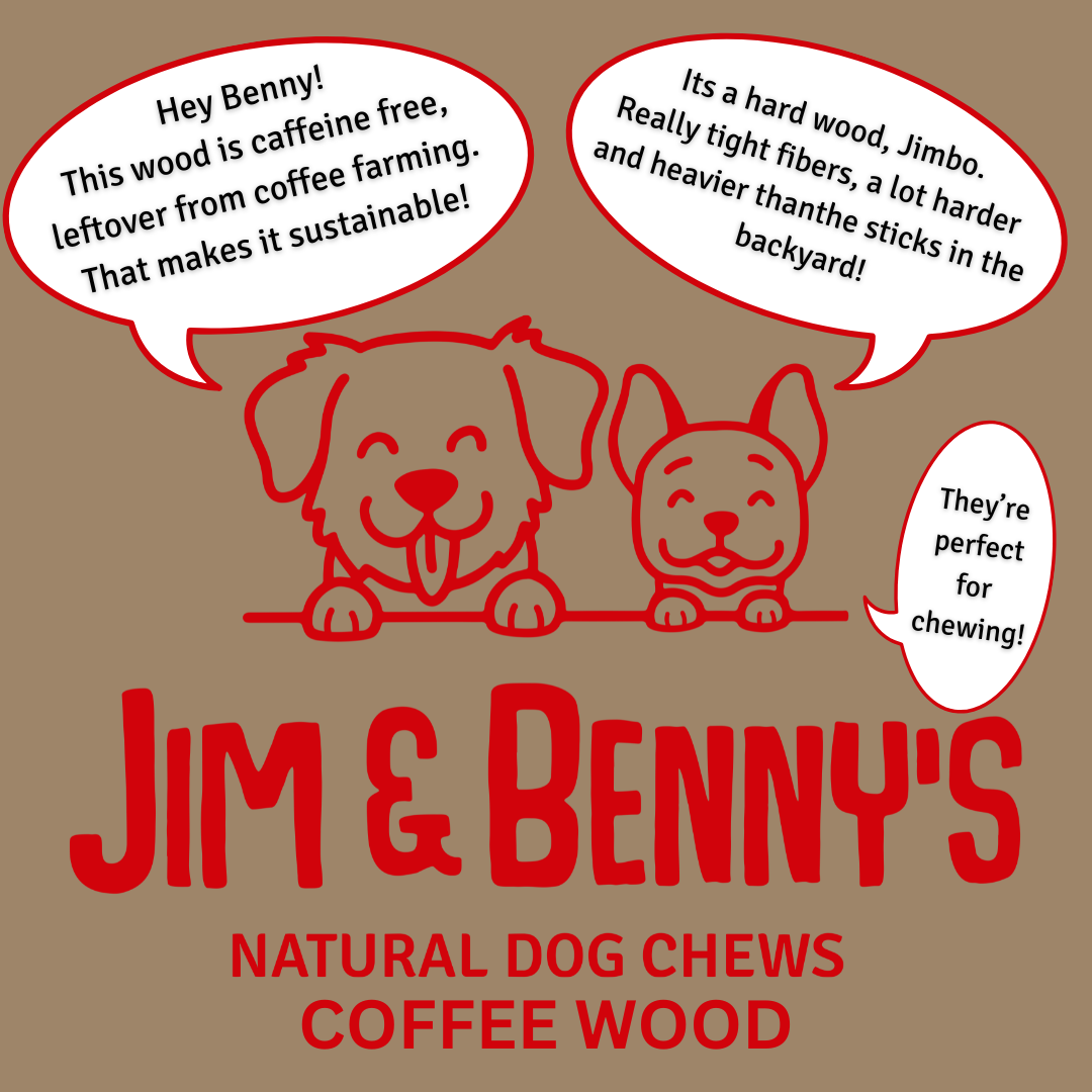 Coffee Wood Chews for Dogs